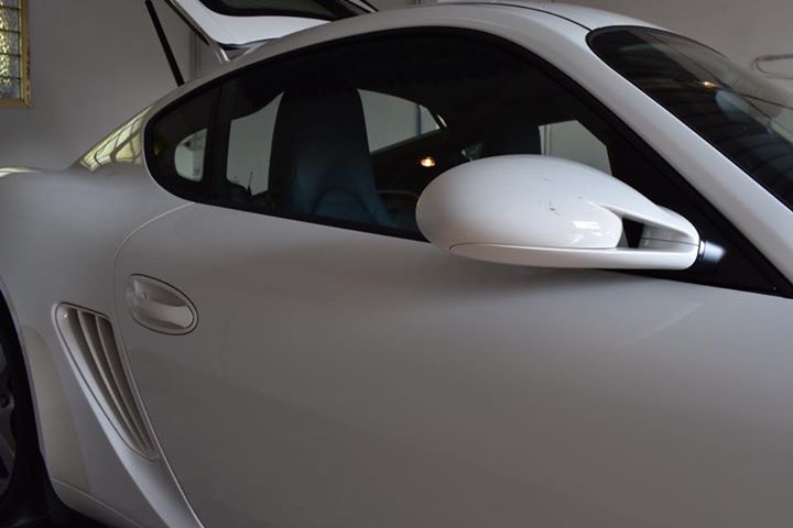 AUTO-protezione solare vetri-Tinta per Porsche Cayman 981 COUPE dal 13 non diapositiva